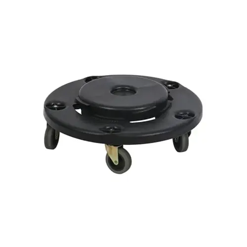 Dolly Black 5 Wheels For Trash Can - pack of 6 Dolly Black 5 Wheels For Trash Can - pack of 6