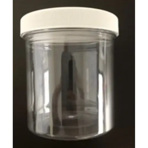 Jar & Lid Combo With White Cap 16 OZ PET Clear - pack of 98 Jar & Lid Combo With White Cap 16 OZ PET Clear - pack of 98
