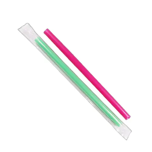 Colossal & Boba Straw 0.394X9 IN Plastic Assorted Cello Wrapped Diagonal Cut - pack of 1600 Colossal & Boba Straw 0.394X9 IN Plastic Assorted Cello Wrapped Diagonal Cut - pack of 1600