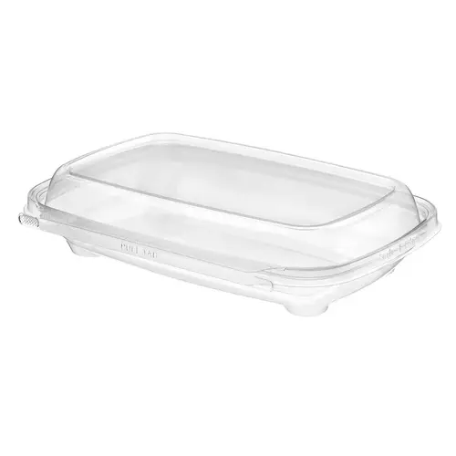 Safe-T-Chef Deli Container Hinged 24 OZ PP Clear Rectangle Microwave Safe Tamper-Evident Tamper-Resistant - pack of 136 Safe-T-Chef Deli Container Hinged 24 OZ PP Clear Rectangle Microwave Safe Tamper-Evident Tamper-Resistant - pack of 136