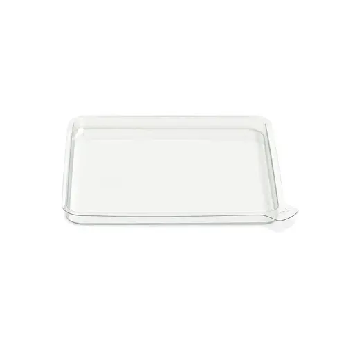 Fresh 'n Clear GoCube Lid 5.7X5.7X0.37 IN PET Clear Square For Container Unhinged - pack of 300 Fresh 'n Clear GoCube Lid 5.7X5.7X0.37 IN PET Clear Square For Container Unhinged - pack of 300