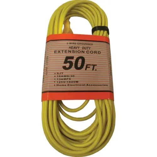 Extension Cord 50 FT 16GA Heavy Duty 3-Wire Grounded Extension Cord 50 FT 16GA Heavy Duty 3-Wire Grounded