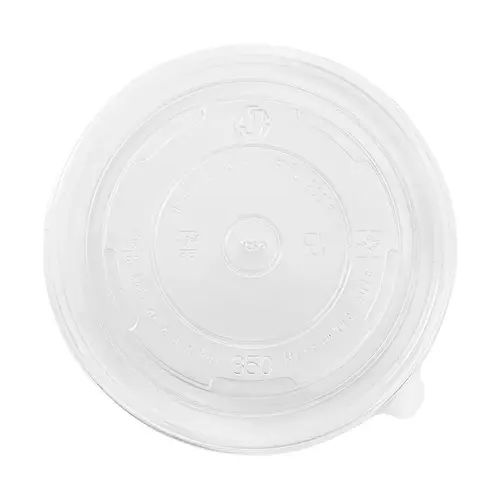 Karat Lid Flat 5.6 IN PP Clear Round For 24-32 OZ Container - pack of 600 Karat Lid Flat 5.6 IN PP Clear Round For 24-32 OZ Container - pack of 600