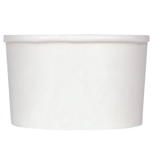 Karat Food Container Base 5 OZ Double Wall Poly-Coated Paper White Round - pack of 1000 Karat Food Container Base 5 OZ Double Wall Poly-Coated Paper White Round - pack of 1000