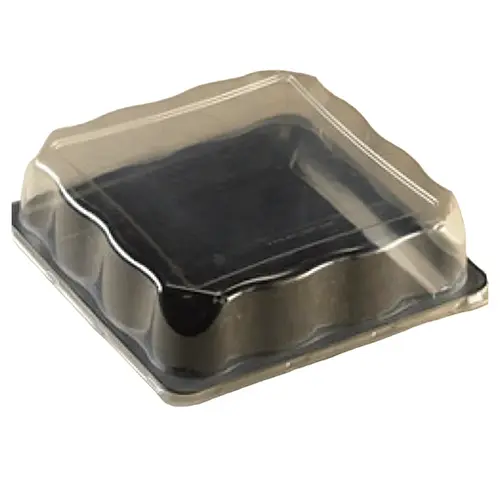 Lid Dome 14X14 IN PET Clear Square For Container - pack of 50 Lid Dome 14X14 IN PET Clear Square For Container - pack of 50