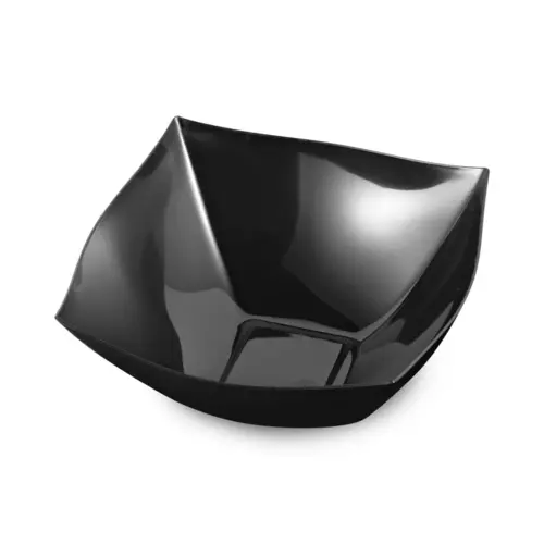 Squares Bowl 16 OZ PS Black Square - pack of 48 Squares Bowl 16 OZ PS Black Square - pack of 48