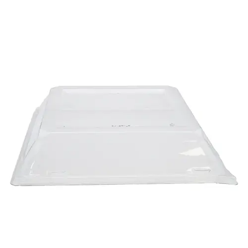 Lid Dome 11 IN PET Clear Square For Plate Unhinged - pack of 120 Lid Dome 11 IN PET Clear Square For Plate Unhinged - pack of 120