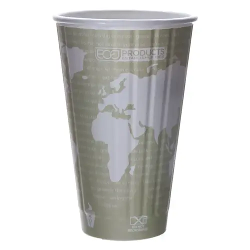 World Art Hot Cup Insulated 16 OZ Double Wall Poly-Coated Paper Multicolor - pack of 600 World Art Hot Cup Insulated 16 OZ Double Wall Poly-Coated Paper Multicolor - pack of 600
