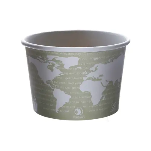 World Art Soup Food Container Base 16 OZ PLA Multicolor Round - pack of 500 World Art Soup Food Container Base 16 OZ PLA Multicolor Round - pack of 500