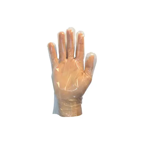 Safety Zone Gloves Large (LG) Clear PE Powder-Free - pack of 1000 Safety Zone Gloves Large (LG) Clear PE Powder-Free - pack of 1000