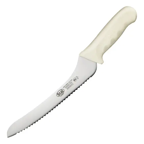 Knife Polypropylene (PP) Stainless Steel White Offset Handle Knife Polypropylene (PP) Stainless Steel White Offset Handle