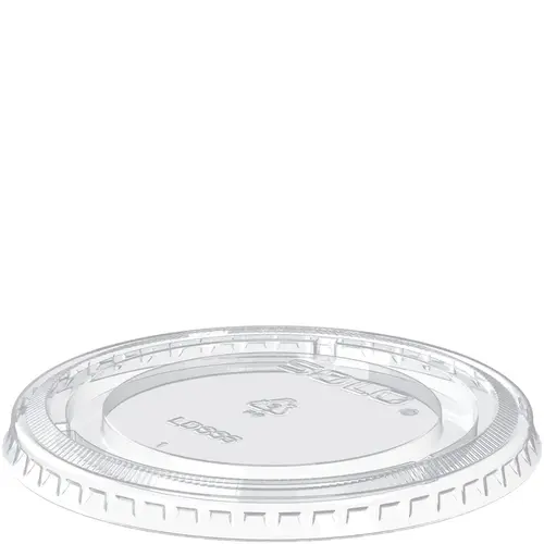 Solo Sauces, Sides, & Sweets Lid Flat 4.0155X0.34 IN 1 Compartment PP Clear For 5.5 OZ Souffle & Portion Cup 100 - pack of 1000 Solo Sauces, Sides, & Sweets Lid Flat 4.0155X0.34 IN 1 Compartment PP Clear For 5.5 OZ Souffle & Portion Cup 100 - pack of 1000