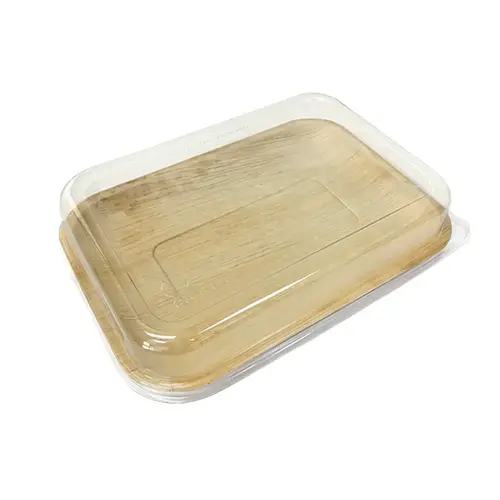 Serving Tray Base & Lid Combo 7X11 IN PET PLA - pack of 50 Serving Tray Base & Lid Combo 7X11 IN PET PLA - pack of 50