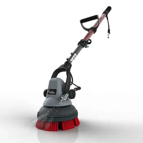 Jet3 Floor Scrubber 7.1IN 12v 360 RPM Backpack Pad Holder With Brush Pad Jet3 Floor Scrubber 7.1IN 12v 360 RPM Backpack Pad Holder With Brush Pad