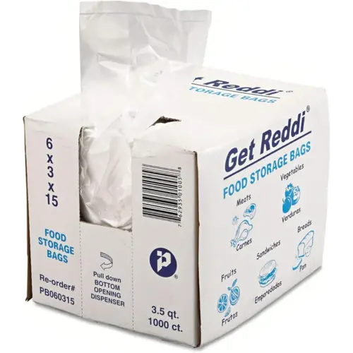 Utility Bag 6X3X15 IN Plastic 0.68MIL - pack of 1000 Utility Bag 6X3X15 IN Plastic 0.68MIL - pack of 1000