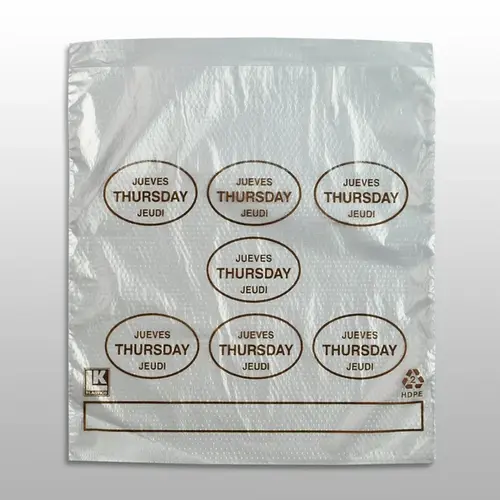 Bag 6.5X7+1.75 IN HDPE 0.5MIL Clear Brown Thursday With Lip & Flip Closure Portion Bag Saddlepack Flat - pack of 2000 Bag 6.5X7+1.75 IN HDPE 0.5MIL Clear Brown Thursday With Lip & Flip Closure Portion Bag Saddlepack Flat - pack of 2000