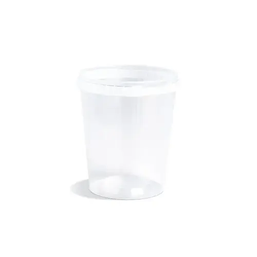 Deli Container Base 32 OZ PP Clear Round Tamper-Evident Tamper-Resistant - pack of 250 Deli Container Base 32 OZ PP Clear Round Tamper-Evident Tamper-Resistant - pack of 250