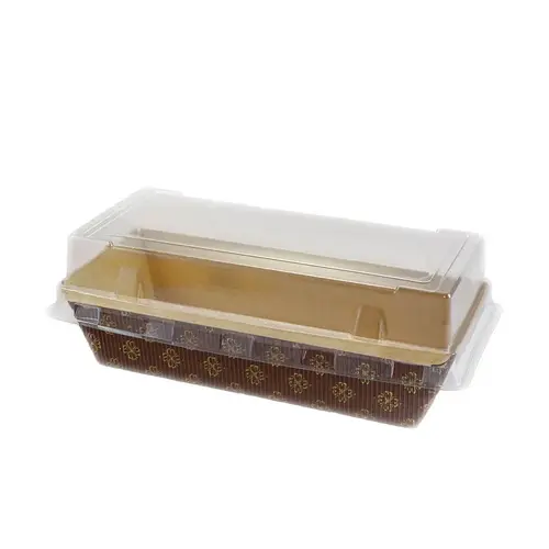 Lid 8.88X4.38X2 IN Rectangle For Bakery Container - pack of 300 Lid 8.88X4.38X2 IN Rectangle For Bakery Container - pack of 300