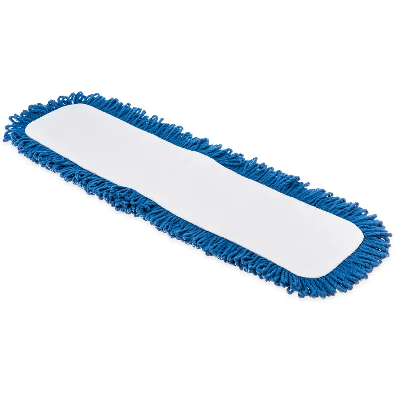 CFS Brands Mop Pad 24X5.50X0.25 IN Blue Polyester Polyimide Blend 363312414