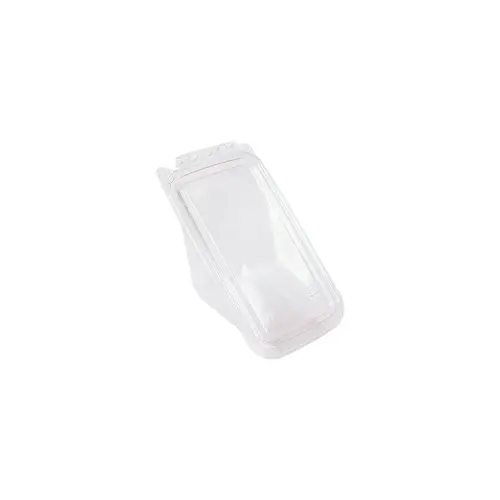 Fresh-Pak To-Go Sandwich Wedge Hinged 5.34X3.66X7.39 IN PET Clear Triangle Tamper-Evident Tamper-Resistant - pack of 260 Fresh-Pak To-Go Sandwich Wedge Hinged 5.34X3.66X7.39 IN PET Clear Triangle Tamper-Evident Tamper-Resistant - pack of 260