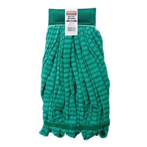 Web Foot Microfiber Tube Mops, Medium, Microfiber, 5 in Green - pack of 6 Web Foot Microfiber Tube Mops, Medium, Microfiber, 5 in Green - pack of 6