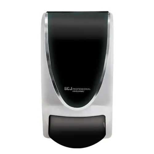 1l Dispenser Transparent Black/chrome Border Clear - pack of 15 1l Dispenser Transparent Black/chrome Border Clear - pack of 15