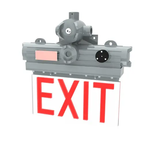 5W Explosion-Proof Emergency Exit Sign Light Class I Division 2-Red Sign-UL Certified 5W Explosion-Proof Emergency Exit Sign Light Class I Division 2-Red Sign-UL Certified