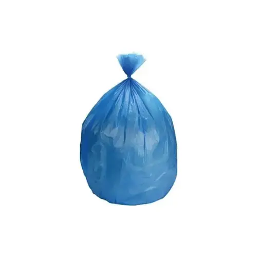 Can Liner 33 Gal. 14 Mic High-Density, Blue, 30.5" X 43" - pack of 250 Can Liner 33 Gal. 14 Mic High-Density, Blue, 30.5" X 43" - pack of 250
