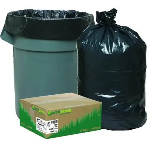55-60 Gal 2.7 Mil Low-Density Trash Can Liner (Black) - pack of 50 55-60 Gal 2.7 Mil Low-Density Trash Can Liner (Black) - pack of 50