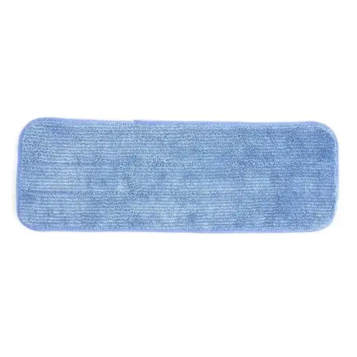 Flat Microfiber Pad, 16 Inches, Blue - pack of 12 Flat Microfiber Pad, 16 Inches, Blue - pack of 12