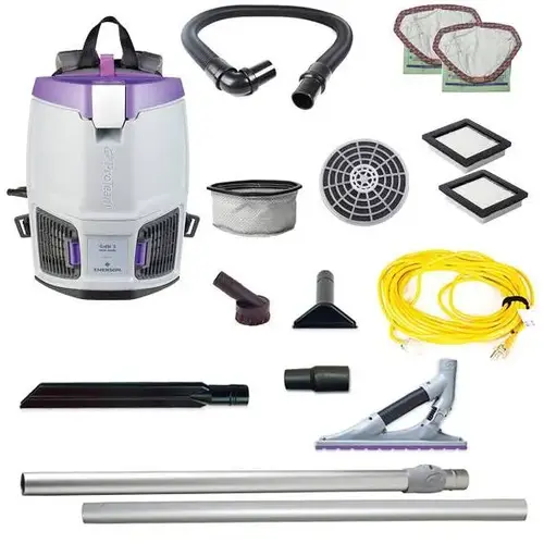 GoFit 3,3 qt. with ProBlade Carpet Tool Kit 120 Volt Commercial Backpack Gray GoFit 3,3 qt. with ProBlade Carpet Tool Kit 120 Volt Commercial Backpack Gray