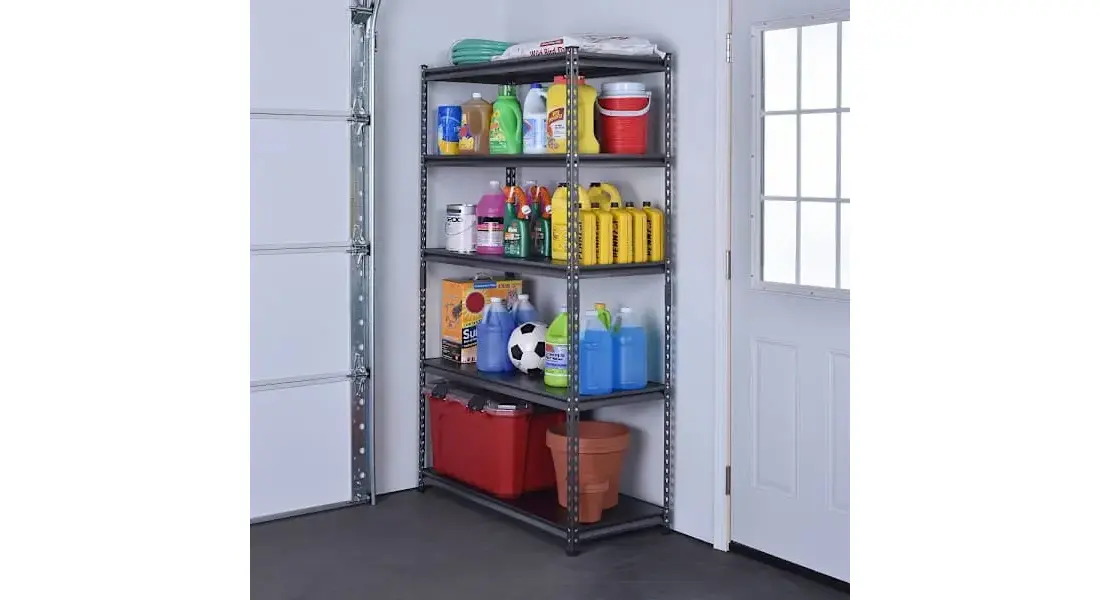 HDX URHD421872L5-SV HDX 5-Tier Steel Garage Storage Shelving Unit