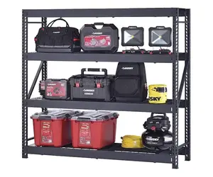 Husky N2W772472W4B Husky 4-Tier Metal Industrial Duty Garage