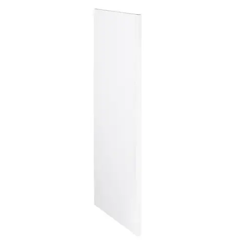 Express Shaker Vesper White Plywood Kitchen Cabinet Refrigerator End Panel 1.5 In. W X 24 In. D X 84 In. H Express Shaker Vesper White Plywood Kitchen Cabinet Refrigerator End Panel 1.5 In. W X 24 In. D X 84 In. H