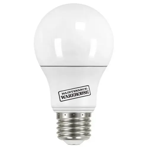 60-Watt Equivalence Non-Dimmable A19 LED Light Bulb in Bright White 3000K 60-Watt Equivalence Non-Dimmable A19 LED Light Bulb in Bright White 3000K