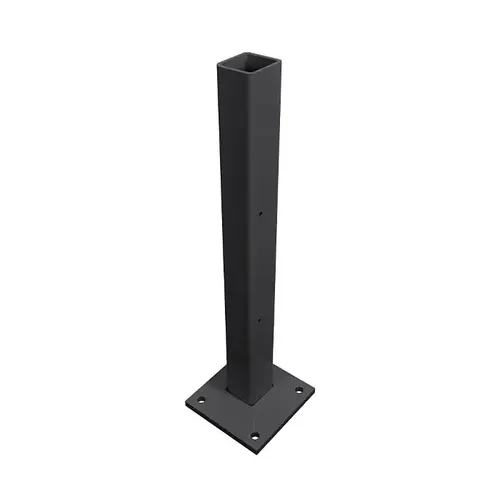 30" Matte Black Cielo Corner Stanchion 5/8" Plate 30" Matte Black Cielo Corner Stanchion 5/8" Plate