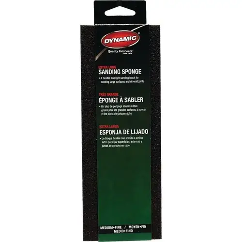 Ag692622 Medium/Fine Extra Long 4-Sided Sanding Sponge - pack of 12 Ag692622 Medium/Fine Extra Long 4-Sided Sanding Sponge - pack of 12