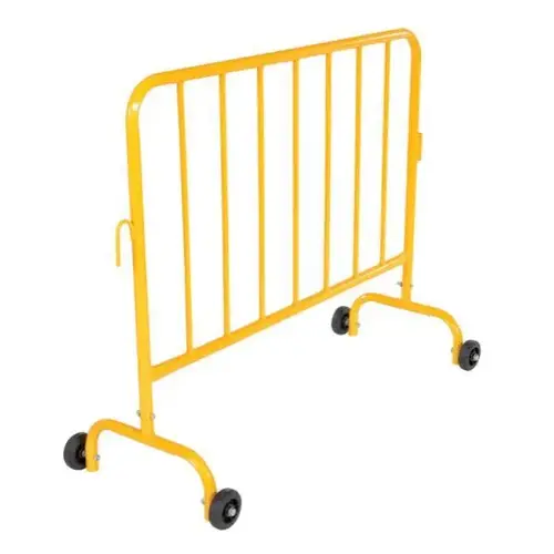 Yellow Barrier 48 Inch With Wheeled Feet Yellow Barrier 48 Inch With Wheeled Feet