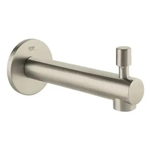 Concetto Wall Mount Tub Spout W/ Pull-Up Diverter Activation (Brushed Nickel) Concetto Wall Mount Tub Spout W/ Pull-Up Diverter Activation (Brushed Nickel)