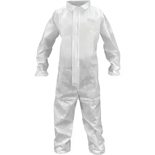 Large 3-Layer Protective Breathable Crew Coveralls Large 3-Layer Protective Breathable Crew Coveralls