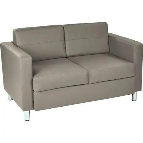 Stratus Pacific Loveseat With Chrome Finish Legs Stratus Pacific Loveseat With Chrome Finish Legs