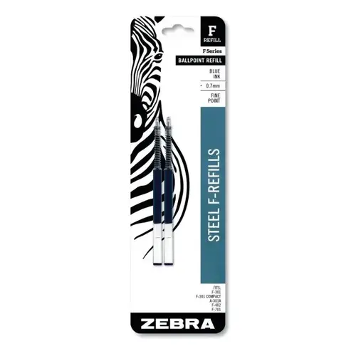 F-Refill F-Series Ballpoint Pens Fine Tip Blue Ink - pack of 2 F-Refill F-Series Ballpoint Pens Fine Tip Blue Ink - pack of 2