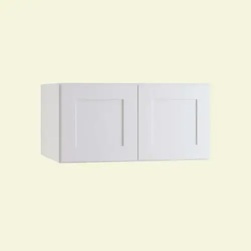 Express Shaker Vesper White Plywood Assembled 36 In. X 15 In. X 24 In. Wall Kitchen Cabinet With Soft Close Express Shaker Vesper White Plywood Assembled 36 In. X 15 In. X 24 In. Wall Kitchen Cabinet With Soft Close