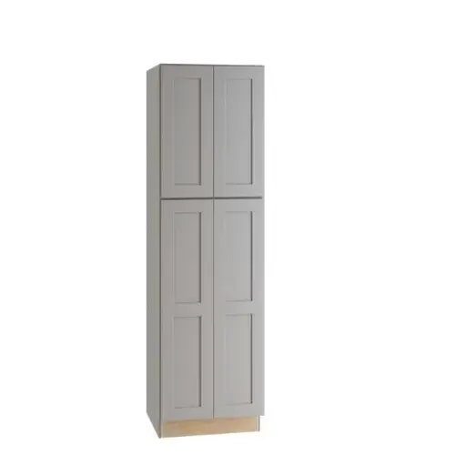 Tiverton Assembled 24x84x24 Utility Cabinet In Pebble Gray Tiverton Assembled 24x84x24 Utility Cabinet In Pebble Gray