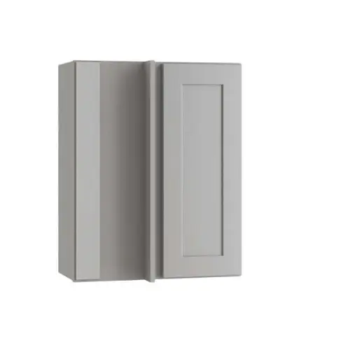 Newport 24 In. W X 12 In. D X 30 In. H Assembled Plywood Blind Wall Kitchen Cabinet In Pearl Gray With Soft Close LH Newport 24 In. W X 12 In. D X 30 In. H Assembled Plywood Blind Wall Kitchen Cabinet In Pearl Gray With Soft Close LH