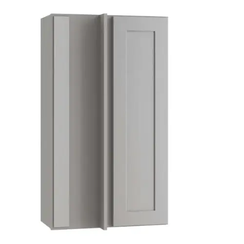 Express Shaker 24 In W X 12 In D X 36 In H Assembled Plywood Corner Blind Kitchen Cabinet In Veiled Gray Left Express Shaker 24 In W X 12 In D X 36 In H Assembled Plywood Corner Blind Kitchen Cabinet In Veiled Gray Left