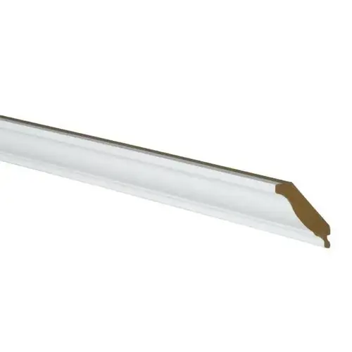 Newport 96 In. W X 2.325 In. D X 3 In. H Solid Wood Kitchen Cabinet Crown Molding In Pacific White Newport 96 In. W X 2.325 In. D X 3 In. H Solid Wood Kitchen Cabinet Crown Molding In Pacific White