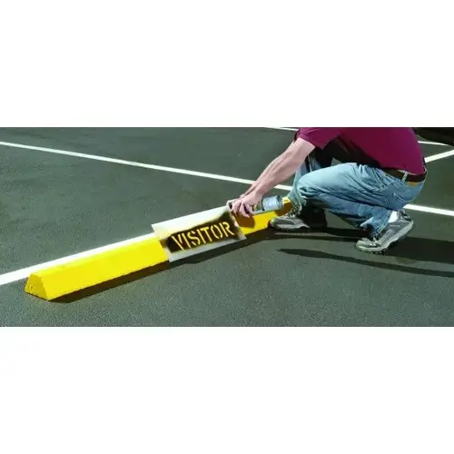 Parking Stop Block Stencil - Visitor Parking Stop Block Stencil - Visitor