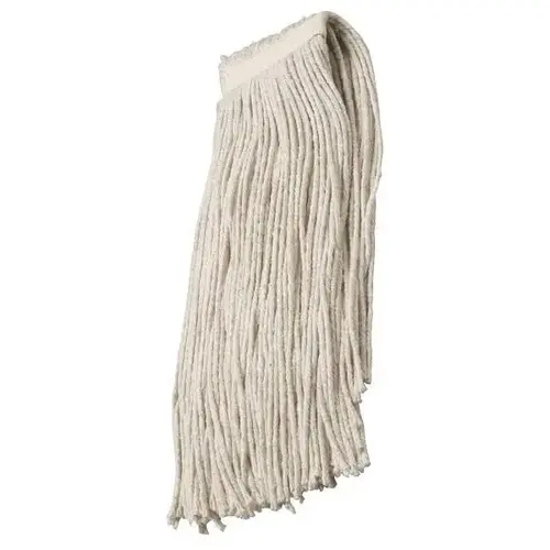 Wet Mop Head, Cut End, Natural, 4-Ply, #24 - pack of 12 Wet Mop Head, Cut End, Natural, 4-Ply, #24 - pack of 12