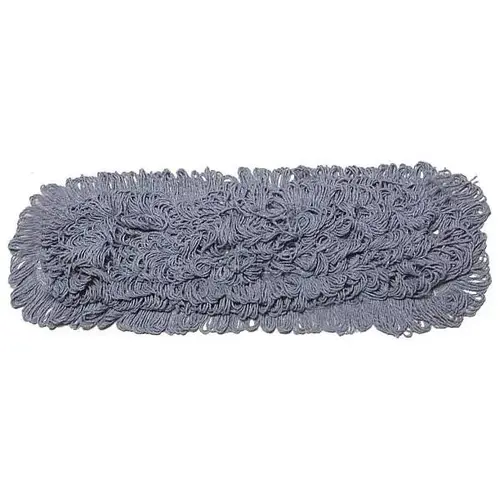 Inhibitor Dust Mop Head, Looped-End, 5" X 24", Blue - pack of 12 Inhibitor Dust Mop Head, Looped-End, 5" X 24", Blue - pack of 12